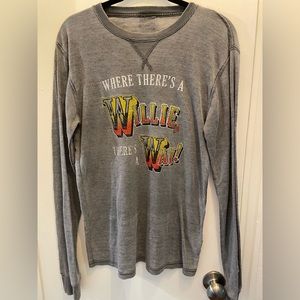 Midnight Rider Willie Nelson Paper Thin Thermal